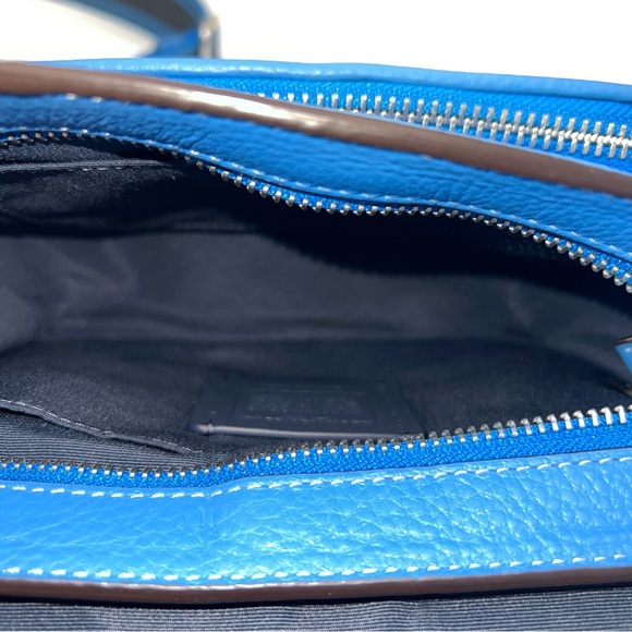 Coach Blue and Brown Bag - Picture 7 of 7